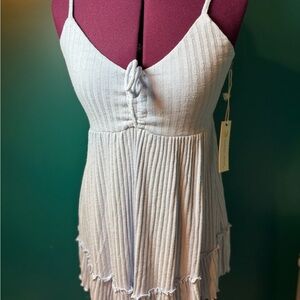 Ocean Drive Light Blue Textured Dress